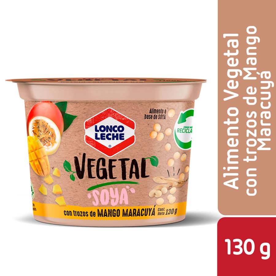 YOGURT VEGETAL SOYA LONCOLECHE MARACUYÁ 130 GR